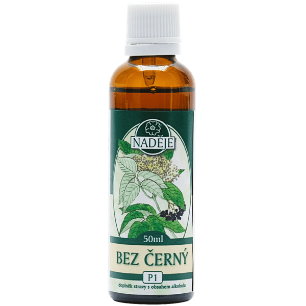 Naděje Bez černý tinktura z pupenů 50 ml